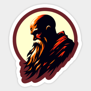 Silhoutte of Dragon Ball #008 Sticker